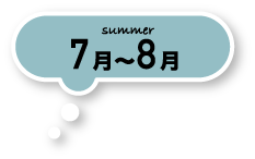 summer 7月〜8月